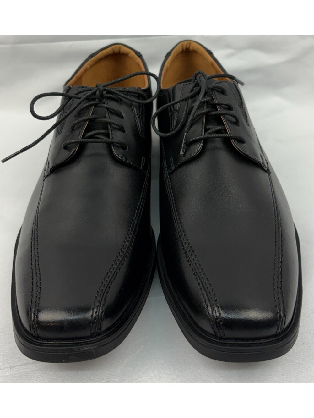 Clarks Collection Tilden Walk Men's 10.5M Black Leather Dress Shoes - Picture 4 of 12
